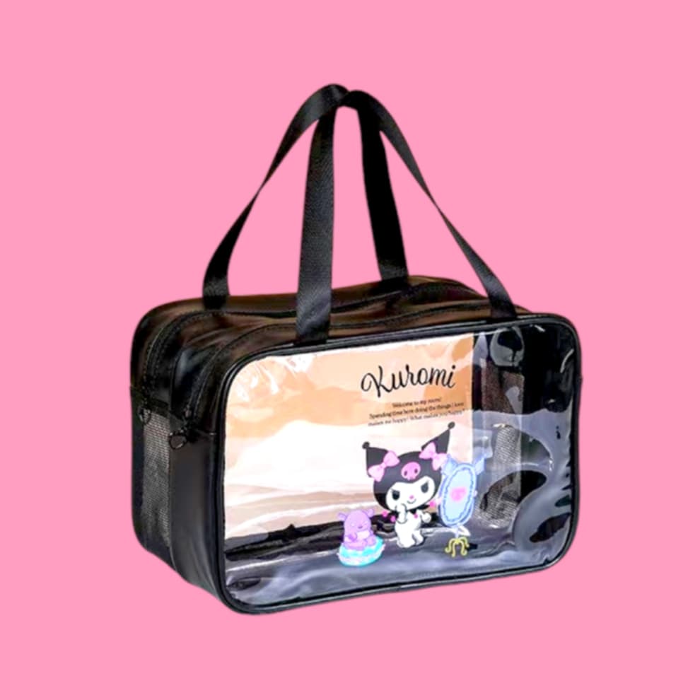 Hello Kitty & Friends Large Double Zipper Makeup Bag