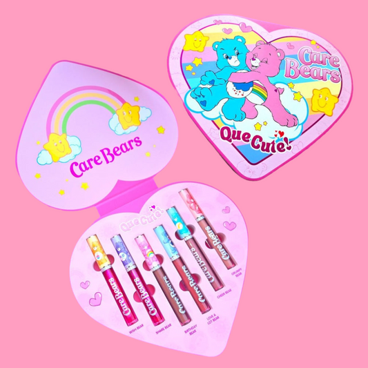 Care Bear Que Cute 6 Pc Liquid Lipstick/Lip Gloss Set